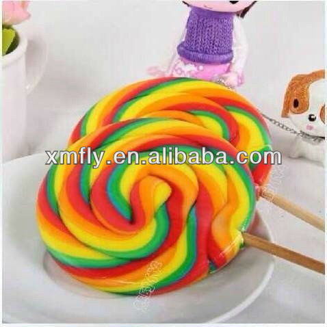 multi-colored colors twist swirl round sunflower flat rainbow lollypop