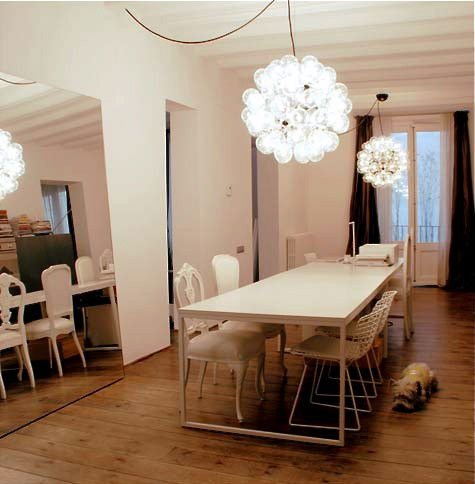Forum arredamento.it •quale soluzione? Lampadario decentrato sul tavolo