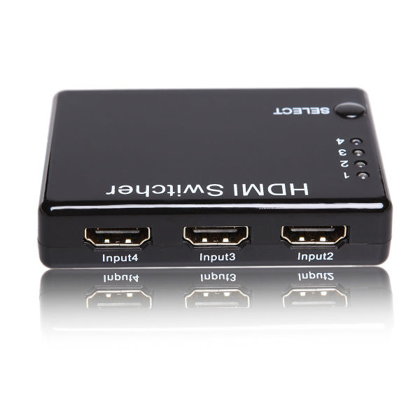 リモート制御41080pirポートhdmiスイッチ4対1ps用3,dvdプレーヤー、 xbox360問屋・仕入れ・卸・卸売り