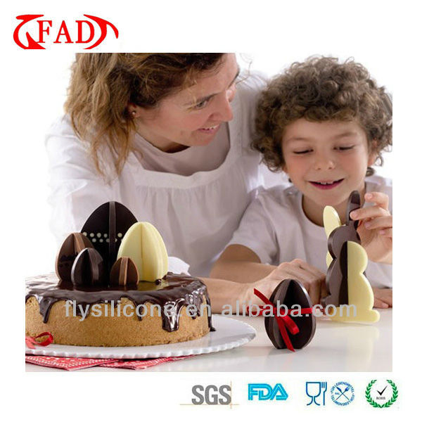 China Shenzhen 3-D Bunny and Egg Chocolate Mold direct factory