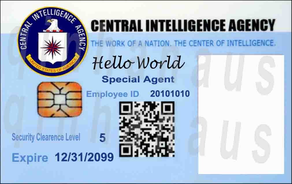 Cia Identity Card
