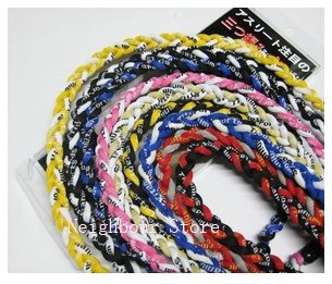 50pcs/lot Titanium Germanium 3 Ropes Tornado Necklace triple necklace Athletes 48cm/50cm/55cm, Free shipping EMS (NBNL3RM) 50pcs/lot Titanium Germanium 3 Ropes Tornado Necklace triple necklace Athletes 48cm/50cm/55cm, Free shipping EMS (NBNL3RM)