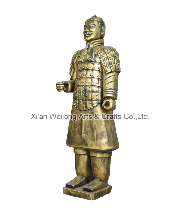 中国手作りの陶器の家の装飾120センチメートルcrft兵馬俑レプリカ良いイミテーションの兵士問屋・仕入れ・卸・卸売り