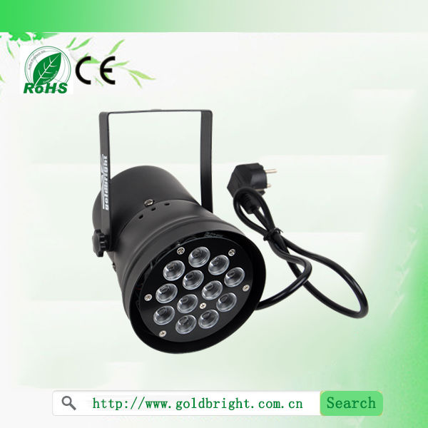 PAR 36 LED FLAT LIGHT 12W RGB PAR36 4CH DMX512 STAGE PARTY LIGHTING