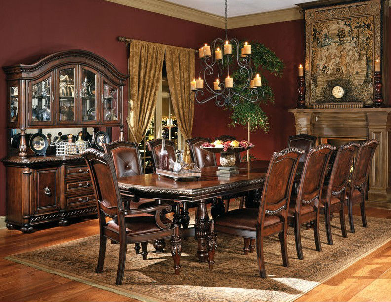 Antiguos muebles de comedor, tradicional de madera juego de ... Muebles de comedor rustico antiguo