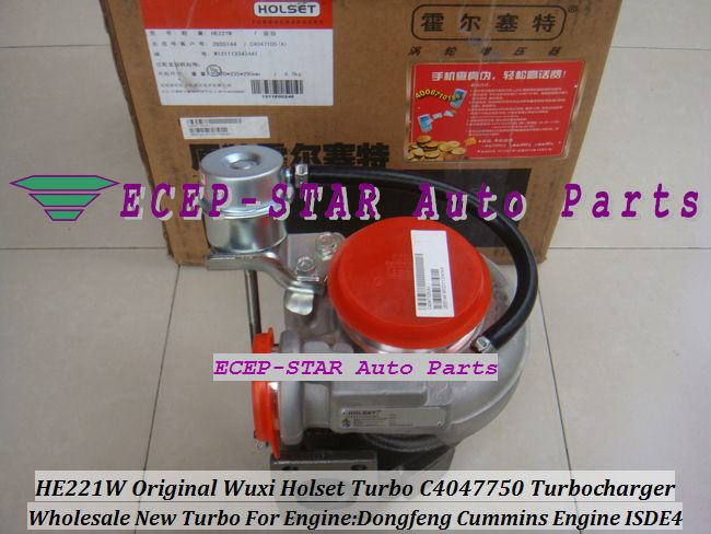 HE221W Turbine Original Wuxi Holset Turbo C4047750 Turbocharger Dongfeng Cummins ISDE4 Engine (2)