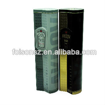 for Valentines daydelicate gift box red wine tin can,tin box