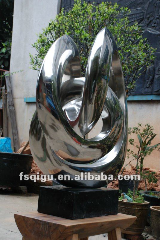 純粋な手作りインテリア304型ステンレス鋼抽象彫刻仕入れ・メーカー・工場