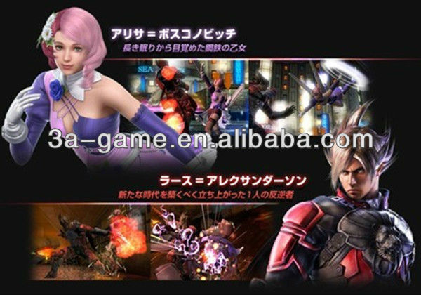 ビデオゲームのアーケードの戦いの鉄拳6ps3血統の乱問屋・仕入れ・卸・卸売り