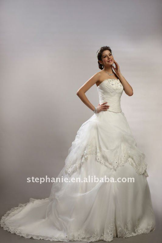 Guangzhou Stephanie Irish Lace Wedding Dresses Y3007a