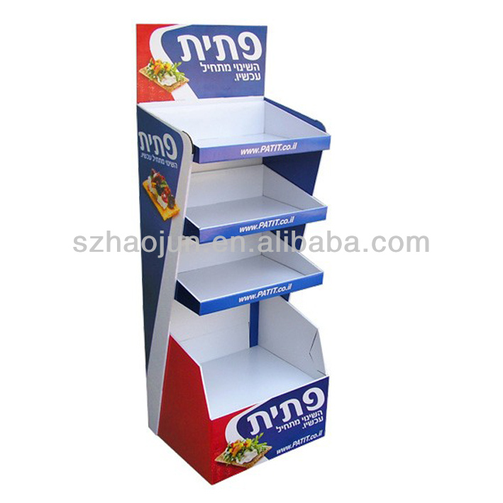 Carton POP display stand for chewing gum promotion