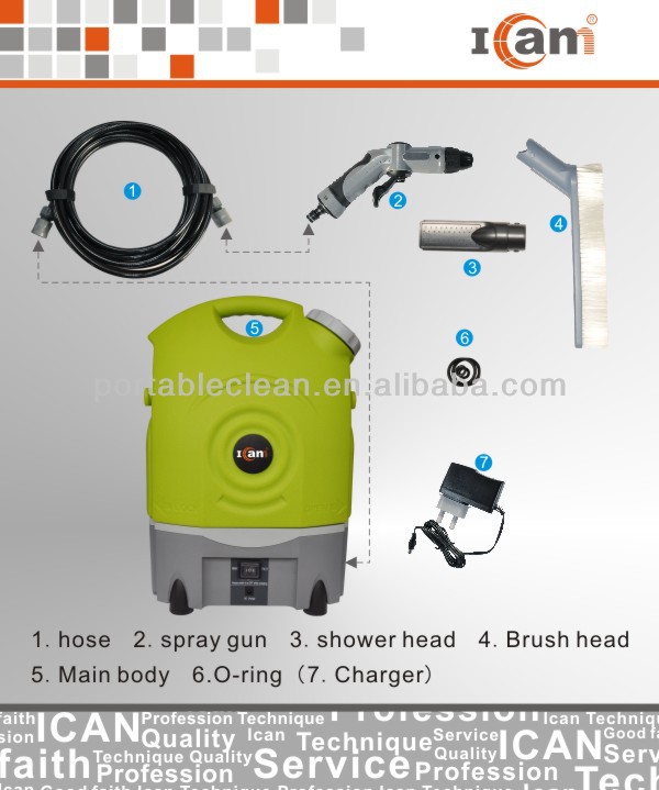 Gfs- c1- 高圧充電式バッテリー付きポータブル洗車問屋・仕入れ・卸・卸売り
