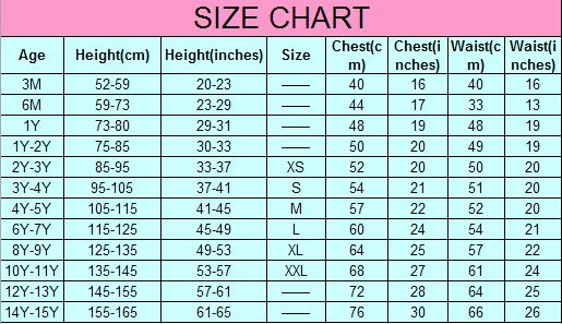 Child clothing size guide uk of mine