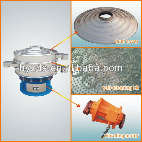 Large output vibration screen sawdust separation