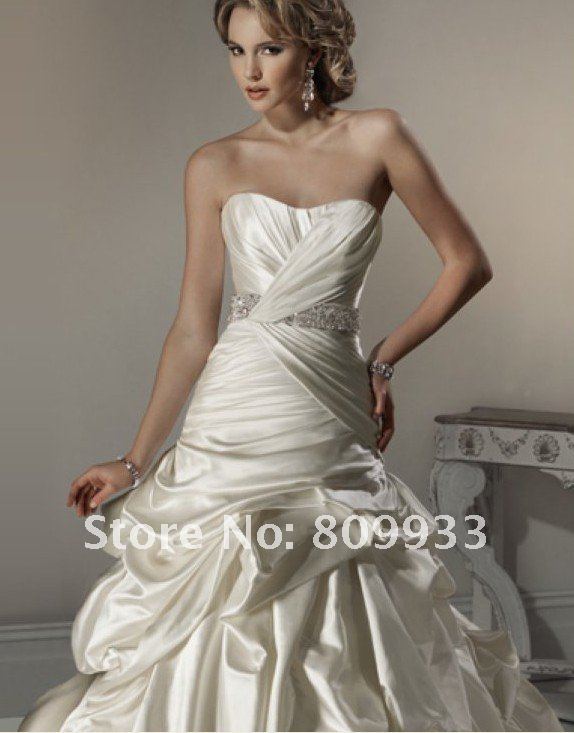 All silk wedding dresses