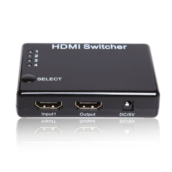 リモート制御41080pirポートhdmiスイッチ4対1ps用3,dvdプレーヤー、 xbox360問屋・仕入れ・卸・卸売り