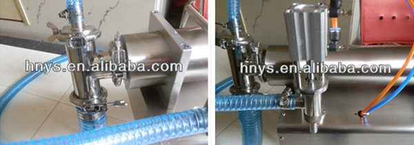 Pneumatic piston pump coconut water filling machine