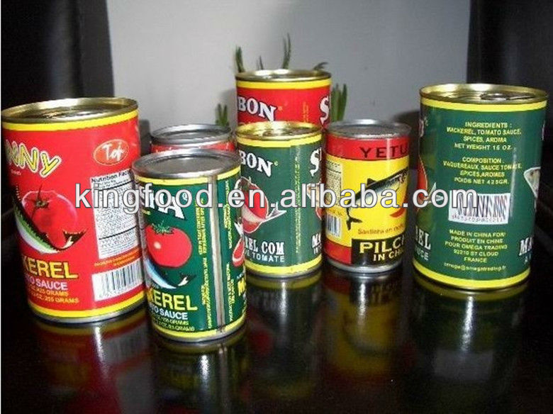 Supply all types of canned fish canned sardine canned mackerel canned tuna