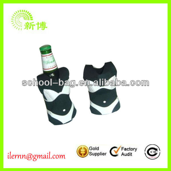 Neoprene single red wine bottle cooler