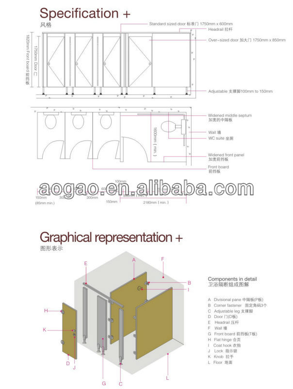 specification for toilet