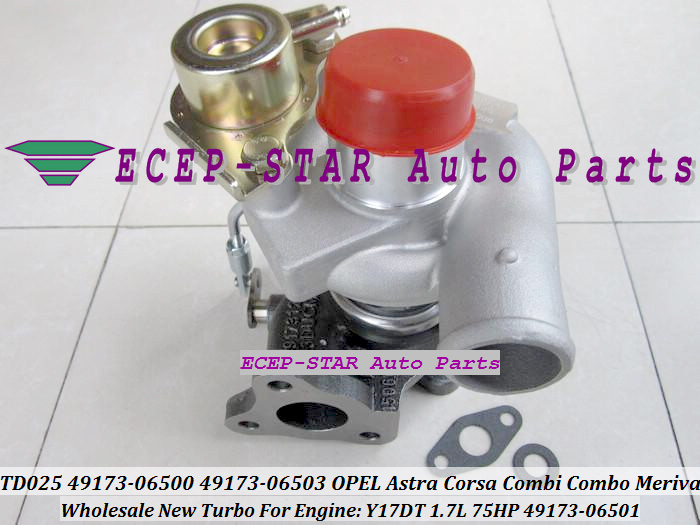 TD025 49173-06500 49173-06501 49173-06503 Turbo Turbocharger For OPEL Astra Corsa Combi Combo Meriva Y17DT 1.7L 75HP (3)