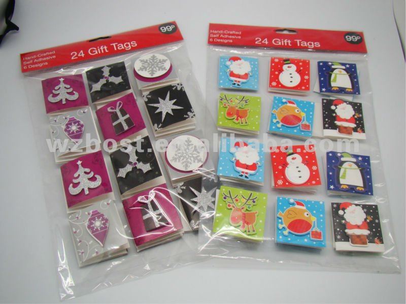 100p小型クリスマスのギフトはクリスマスカードに付ける問屋・仕入れ・卸・卸売り