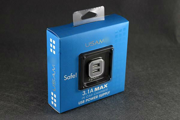 Multi-color 3.1A Dual USB Car Charger for iPhone/iPad
