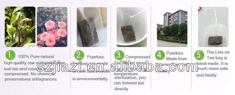 Puer Rose tea herb tea bag tea of life tea bags