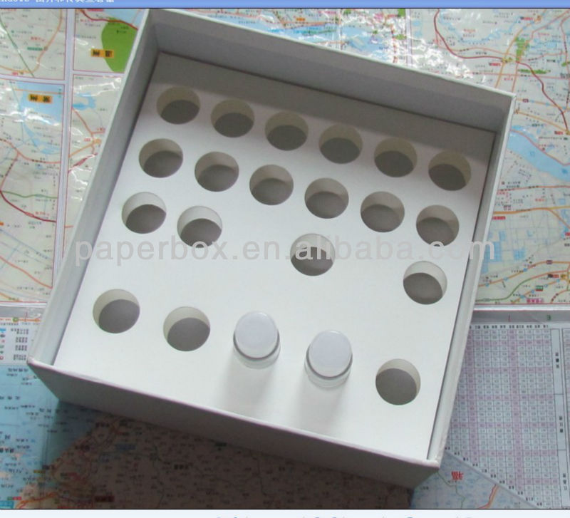 uncoated matte black color cotton filled jewelry packing box