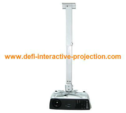 New arrival short throw 1080p projector ceiling mount with extension arm for projectors weighing up to 50kg