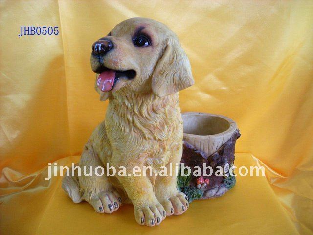 polyresinの庭の犬の装飾工芸品問屋・仕入れ・卸・卸売り