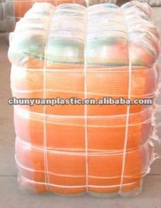 オレンジ色のメッシュ用不織布バッグ編まれたプラスチック製の野菜と果物の等級問屋・仕入れ・卸・卸売り