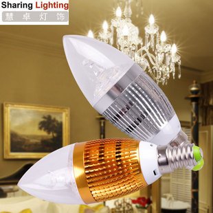 New Arrival 4W LED bulb / E27/E14/ led 4w brightness candle light /high power /energy saving bulb /chandelier bulb