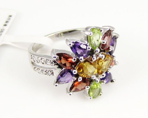 gemstone rings for women. nature gemstone rings for girl amp; women