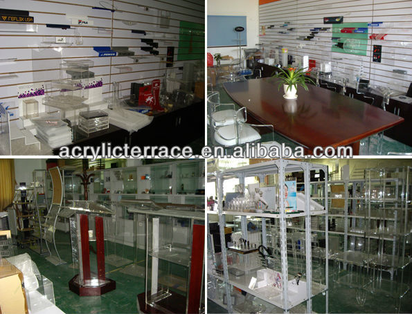 lucite 9 bottles red wine holder display
