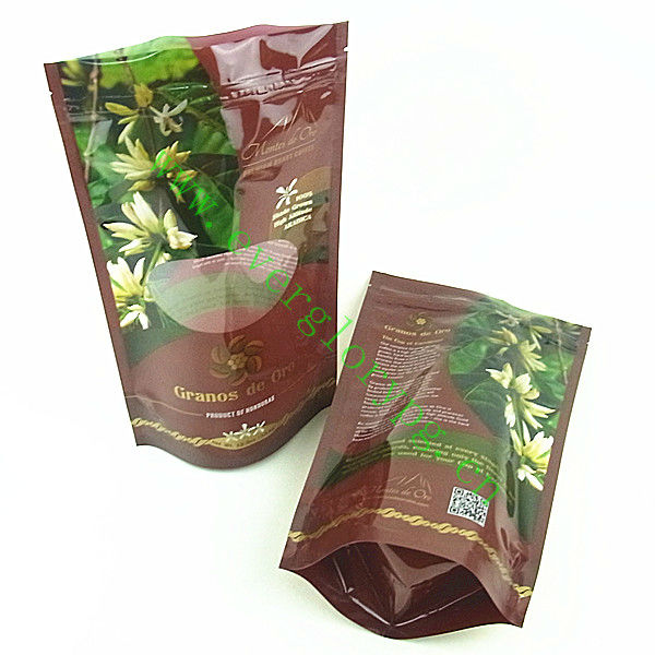 zip lock laminated tea bag with valve