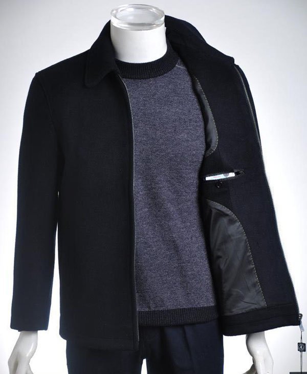 Free Shipping Windproof Men Business Jacket Turn Down Collar Gentlemen Casual Short Coat Men Coat Male Jacket MJ0104-1