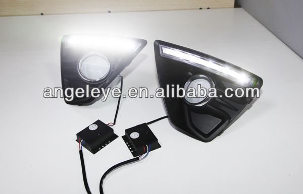 フォードフォーカス22009- 2011年間ledデイタイムランニングライトdrlledの霧twv1問屋・仕入れ・卸・卸売り