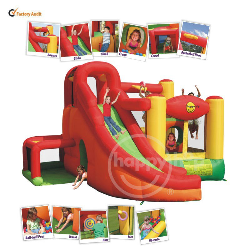 城のバルーンの子供たちの遊び場のスライドと用心棒- 92061の11プレイセンター家庭用空気で膨らます問屋・仕入れ・卸・卸売り
