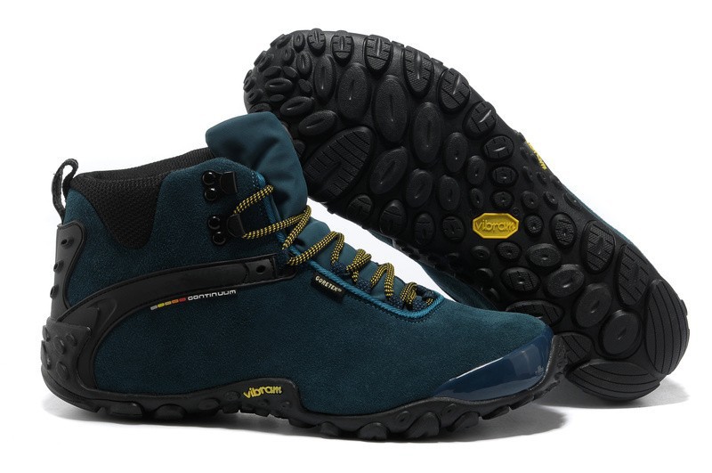 2014 New Suede Genuine Leather Men Hiking Shoes Plush Winter