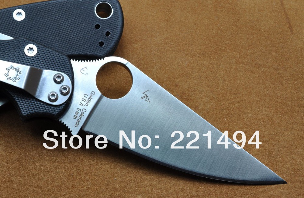 Купить Spyderco c81 linerlock cpm-s30v лезвие g10 ручкой складной нож в ...