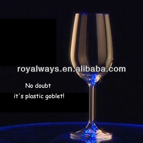 High quality Nice shape customized plastic Red Wine Glass BPA free