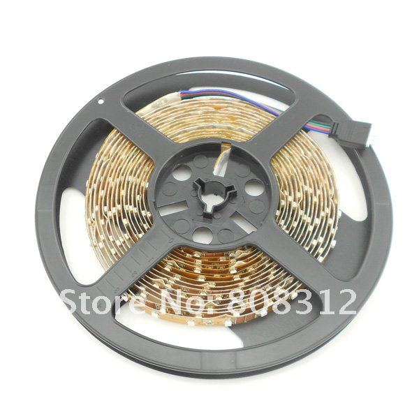 Free Shipping 15M 3528 RGB nonwaterproof Flexible Strip 60led/M + IR 24 key controller + 1 to 3 connector +DC cable+ 100w power