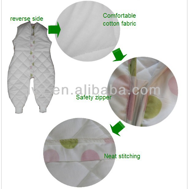 新しい熱い販売の2014年刺繍綿の赤ん坊の睡眠袋問屋・仕入れ・卸・卸売り