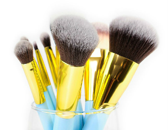 MSQ new arrivals tiffany 9pcs Brush set cosmetic