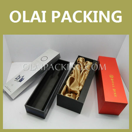 high end luxury paper wine box packaging for champagne