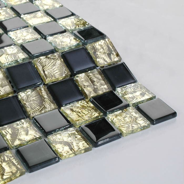 Mirror mosaic kitchen backsplash. crystal glass mosaic wall liner ...