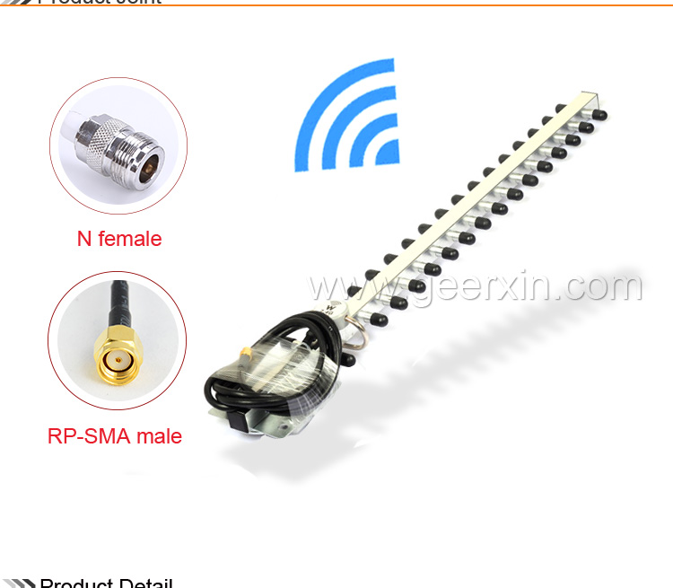 252.4gアンテナdbi/八木アンテナコネクタとＮ/工場価格2.4g屋外アンテナ仕入れ・メーカー・工場