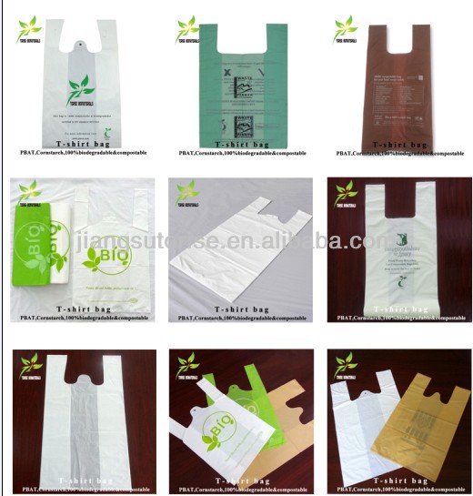 EN13432/ASTM D6400 100% Biodegradable corn starch films