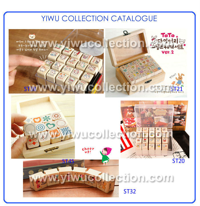 moq40セット新しいスタイルの木製のスタンプ問屋・仕入れ・卸・卸売り